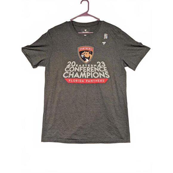 Florida Panthers 2023 Eastern Conference Champions T-Shirt Fanatics Mens Large - Picture 1 of 6